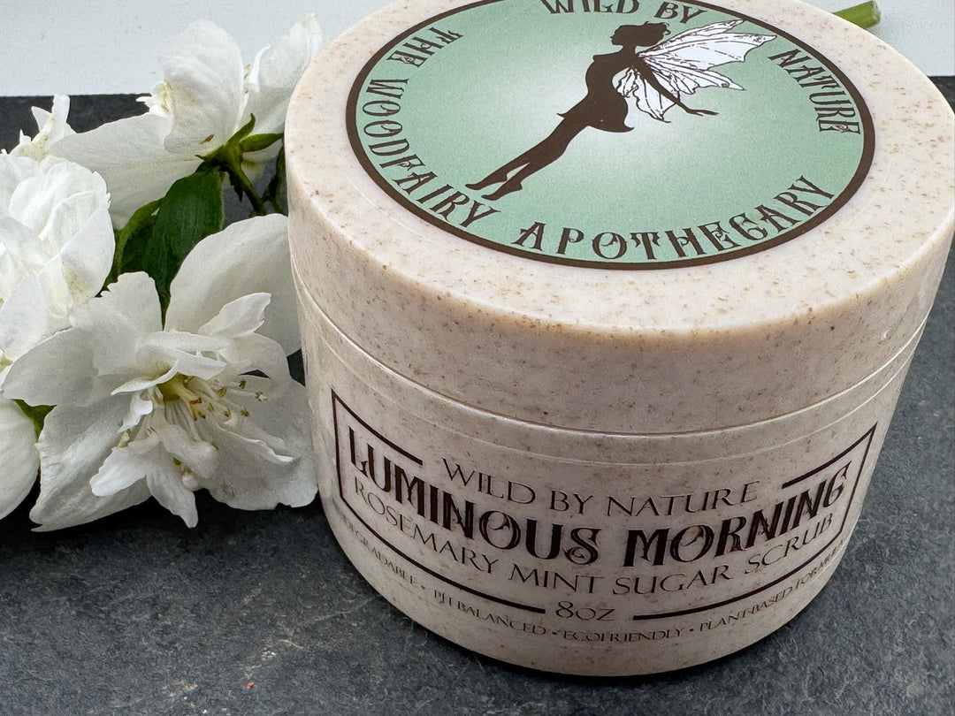 Luminous Morning Rosemary Mint Sugar Scrub