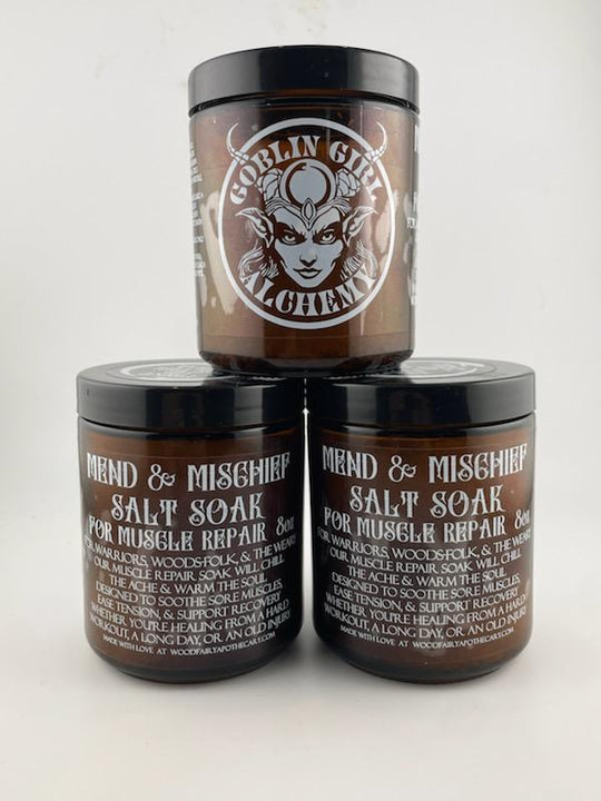 Mend & Mischief Salt Soak for Muscle Repair